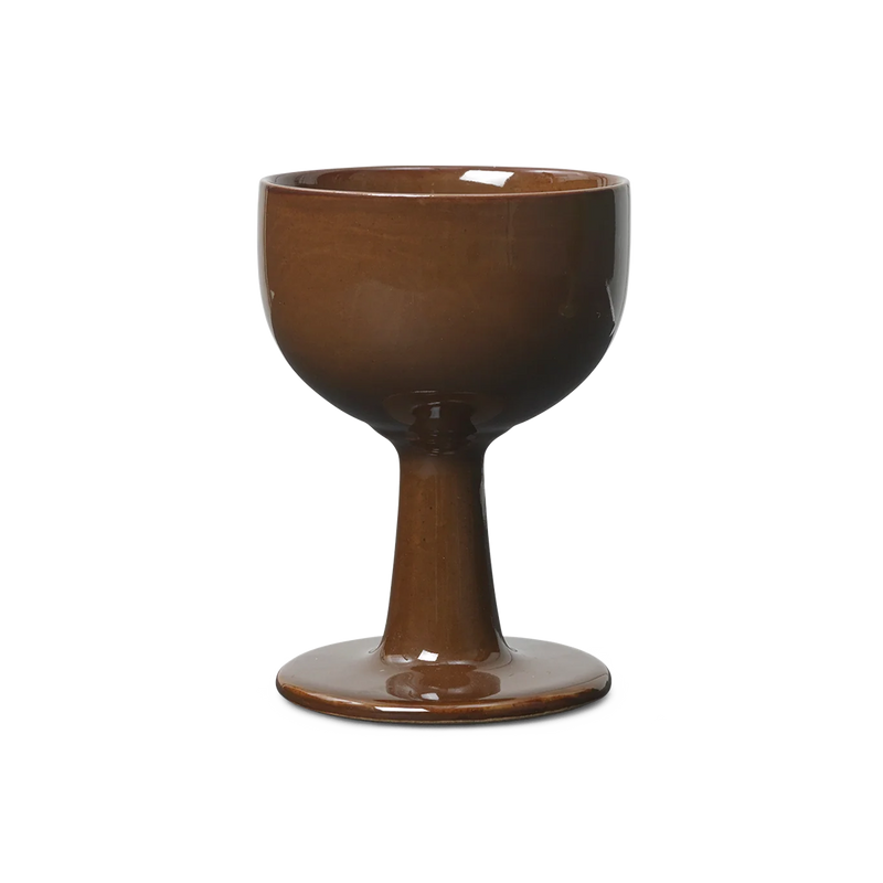 ferm LIVING | Floccula Wine Glass - Soil