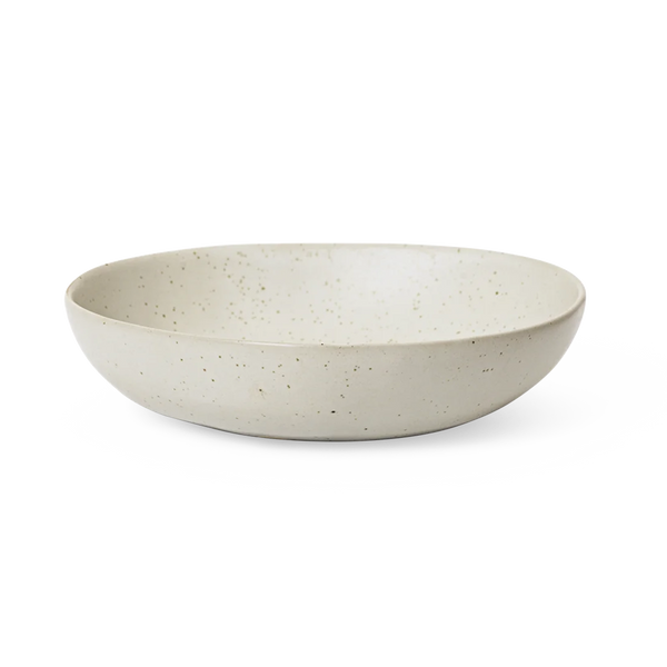 ferm LIVING | Flow Bowl - Large - Off White Speckle