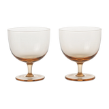 ferm LIVING | Host Water Glasses - Set of 2 - Blush Pink