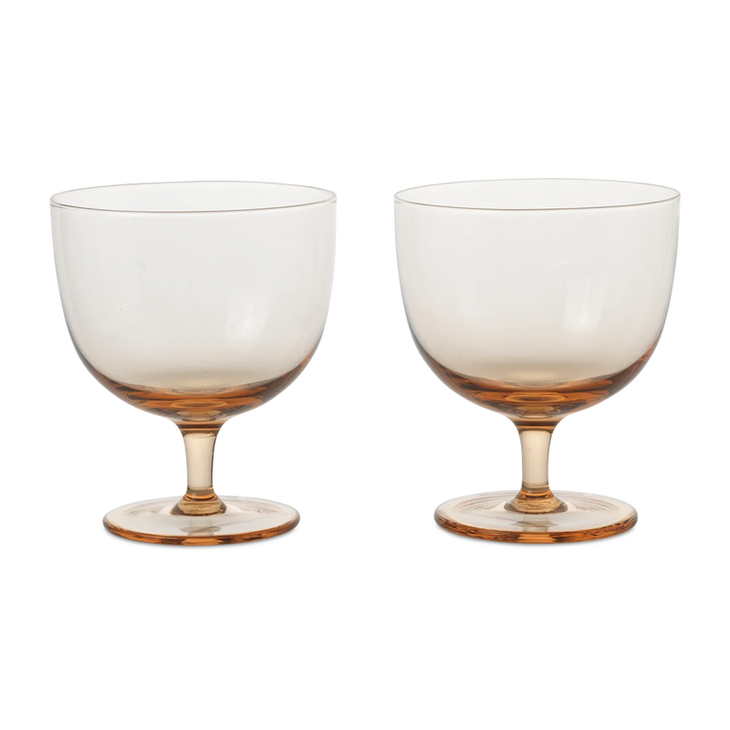 ferm LIVING | Host Water Glasses - Set of 2 - Blush Pink