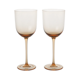 ferm LIVING | Host White Wine Glasses - Set of 2 - Blush Pink