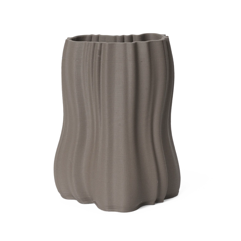  Moire Vase Anthracite, Small by ferm LIVING 