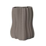 ferm LIVING | Moire Vase - Small - Anthracite