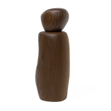 ferm LIVING | Pebble Salt & Pepper Grinder - Dark Brown Wood