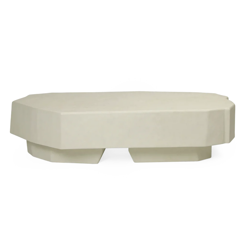  Staffa Coffee Table, Large, Ivory by ferm LIVING 