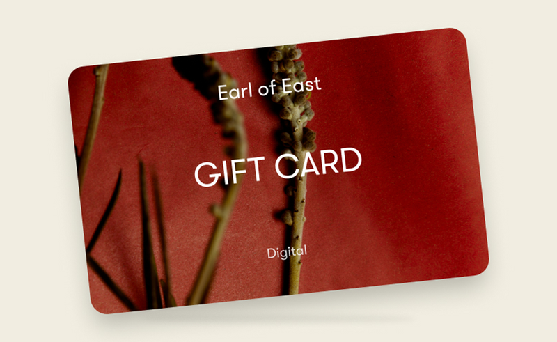 Earl of East red gift card