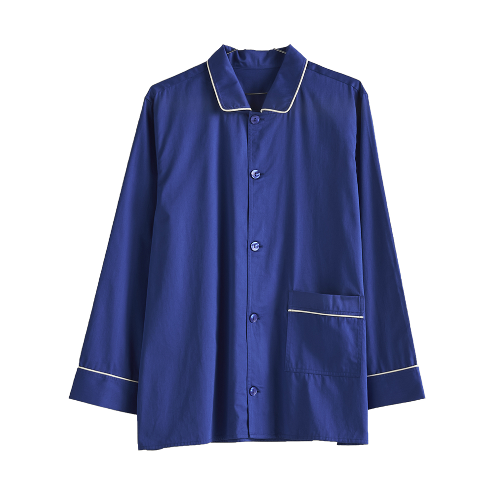 Outline Pyjama, Long Sleeve Shirt, Vivid Blue by HAY