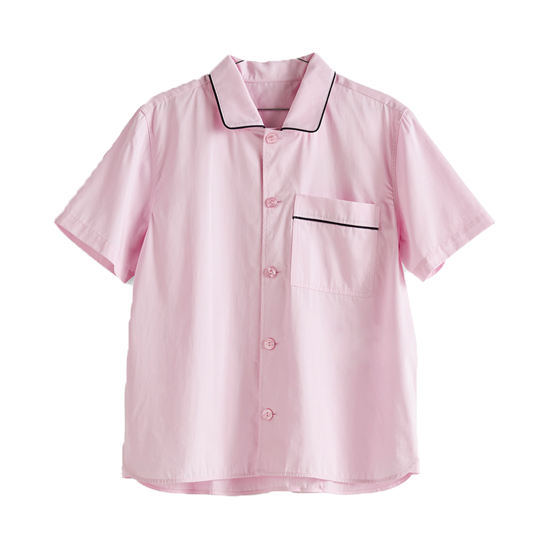 HAY | Outline Pyjama - Short Sleeve Shirt - Soft Pink