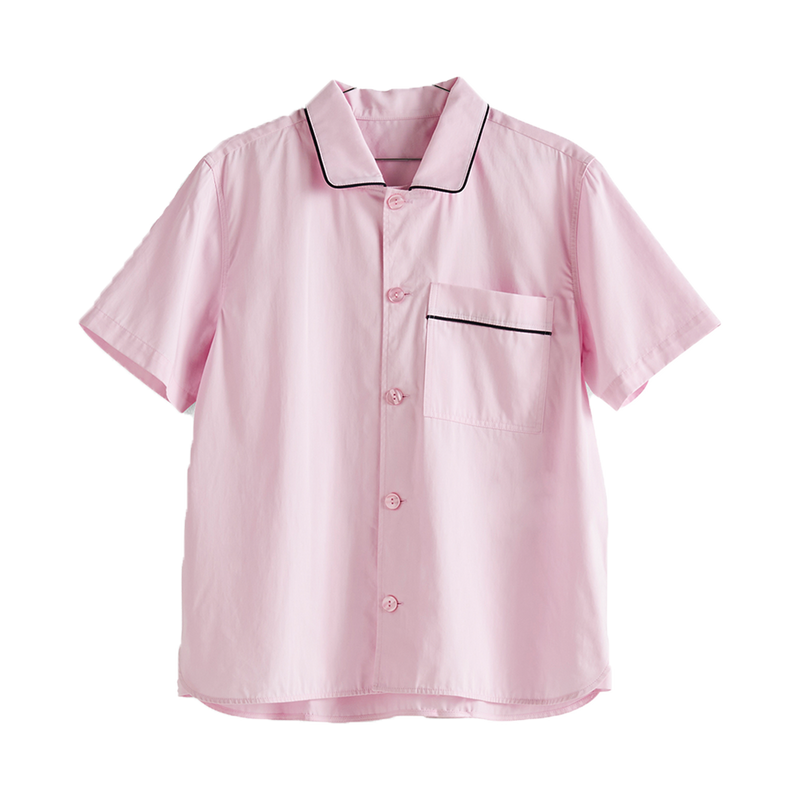 HAY Outline Pyjama Short Sleeve Shirt Soft Pink Earl of East