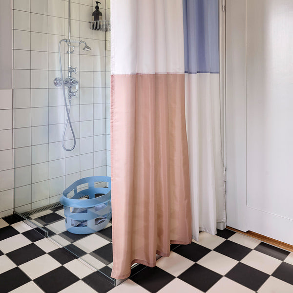HAY | Check Shower Curtain - Blue