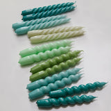 HAY | Spiral Set of 6 - Light blue, Mint and Green