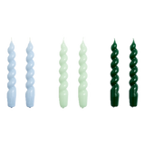 HAY | Spiral Set of 6 - Light blue, Mint and Green