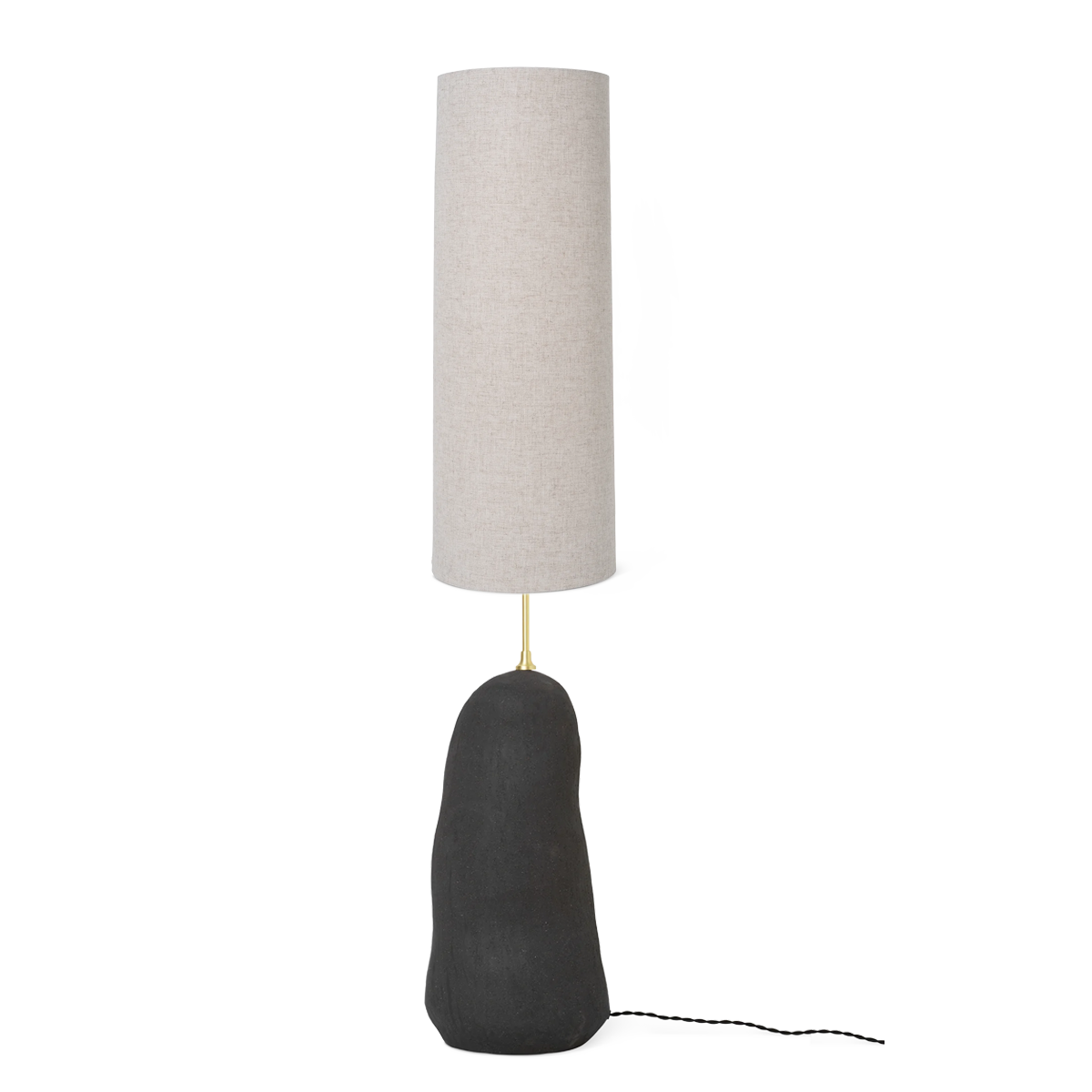 Hebe Lamp Base & Shade, Large, Dark Grey by ferm LIVING