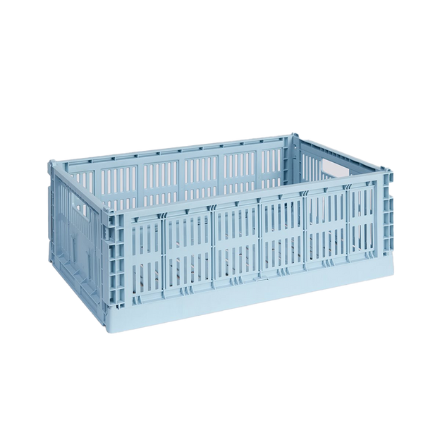 HAY | Colour Crate - Large - Soft Blue