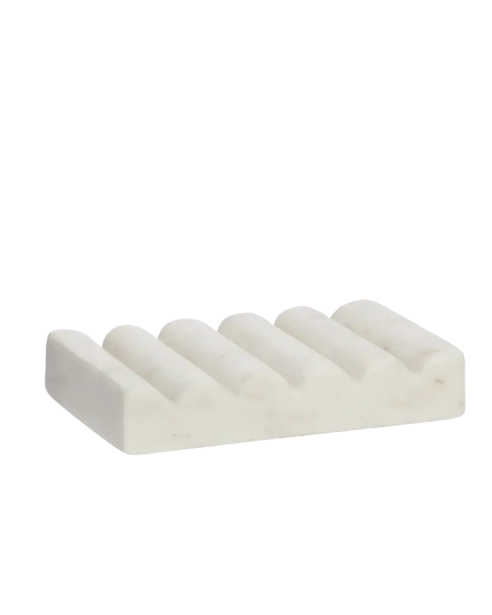 Marble Soap Dish, White by Madam Stoltz