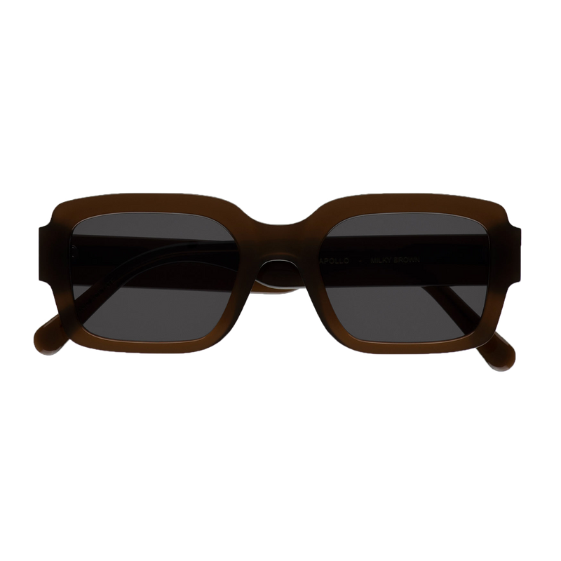 Monokel Eyewear | Apollo Chocolate Frame - Grey Solid Lens