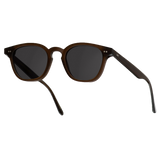 Monokel Eyewear | River Chocolate Frame - Grey Solid Lens