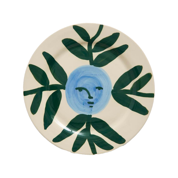 HAY | La Pittura Plate - Ø28.5 - Ceramic - Moon Face Vine