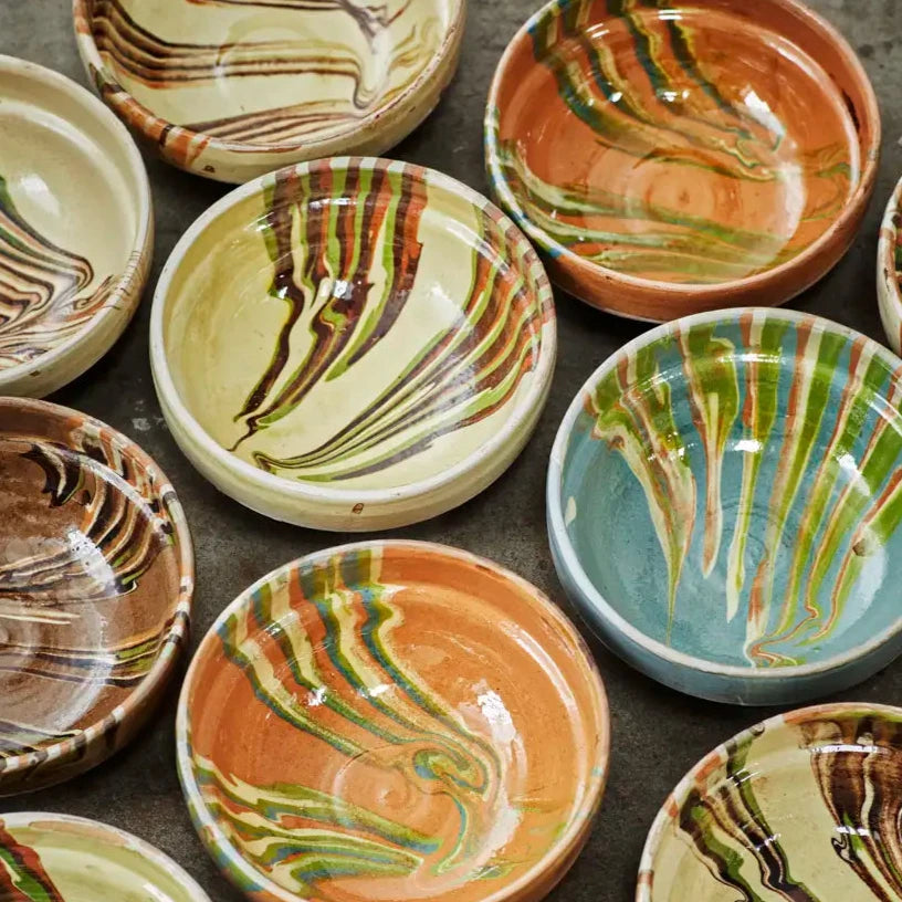 Earthenware Bowl - Hand Painted