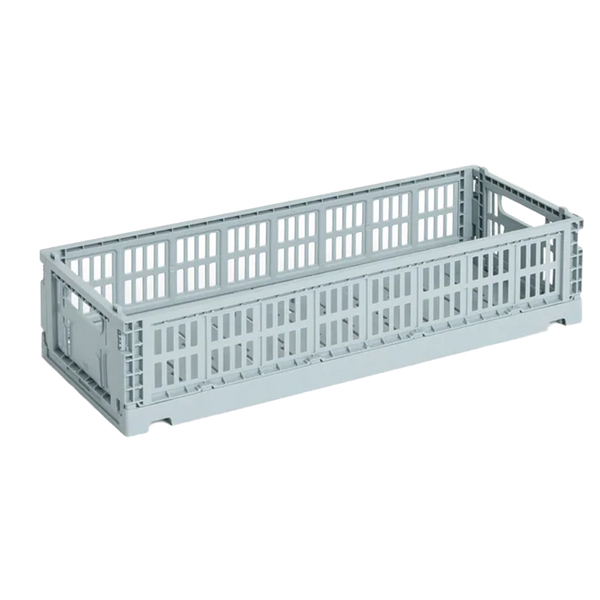HAY | Colour Crate Mini - Oblong - Dusty Blue