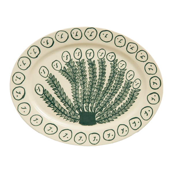 HAY | La Pittura Serving Platter - Ceramic - Olive Grove