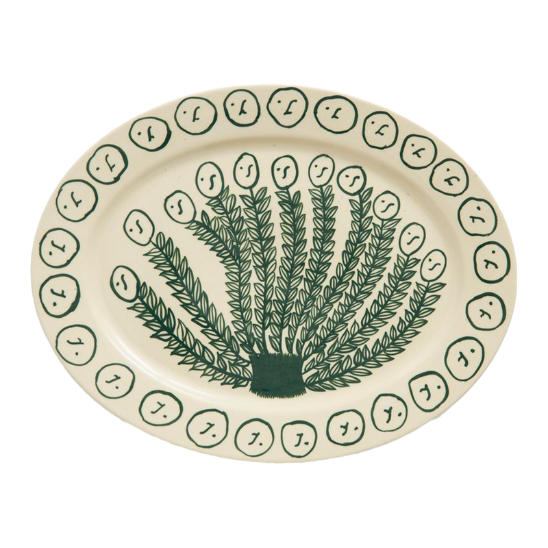HAY | La Pittura Serving Platter - Ceramic - Olive Grove