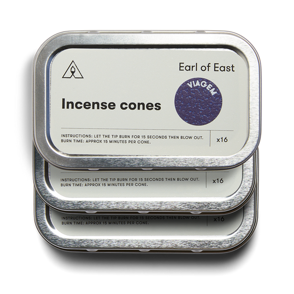 Earl of East | Pack of 3 - Incense Cones - Viagem