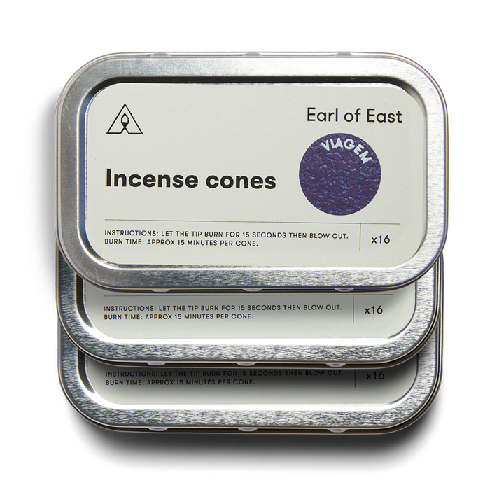 Earl of East | Pack of 3 - Incense Cones - Viagem