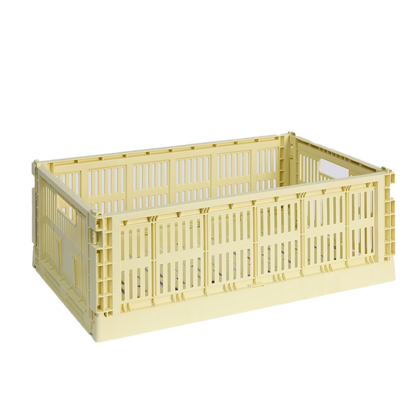 HAY | Colour Crate - Large - Light Yellow