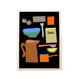 Marcello Velho | Pasta Kitchen - A3 Art Print