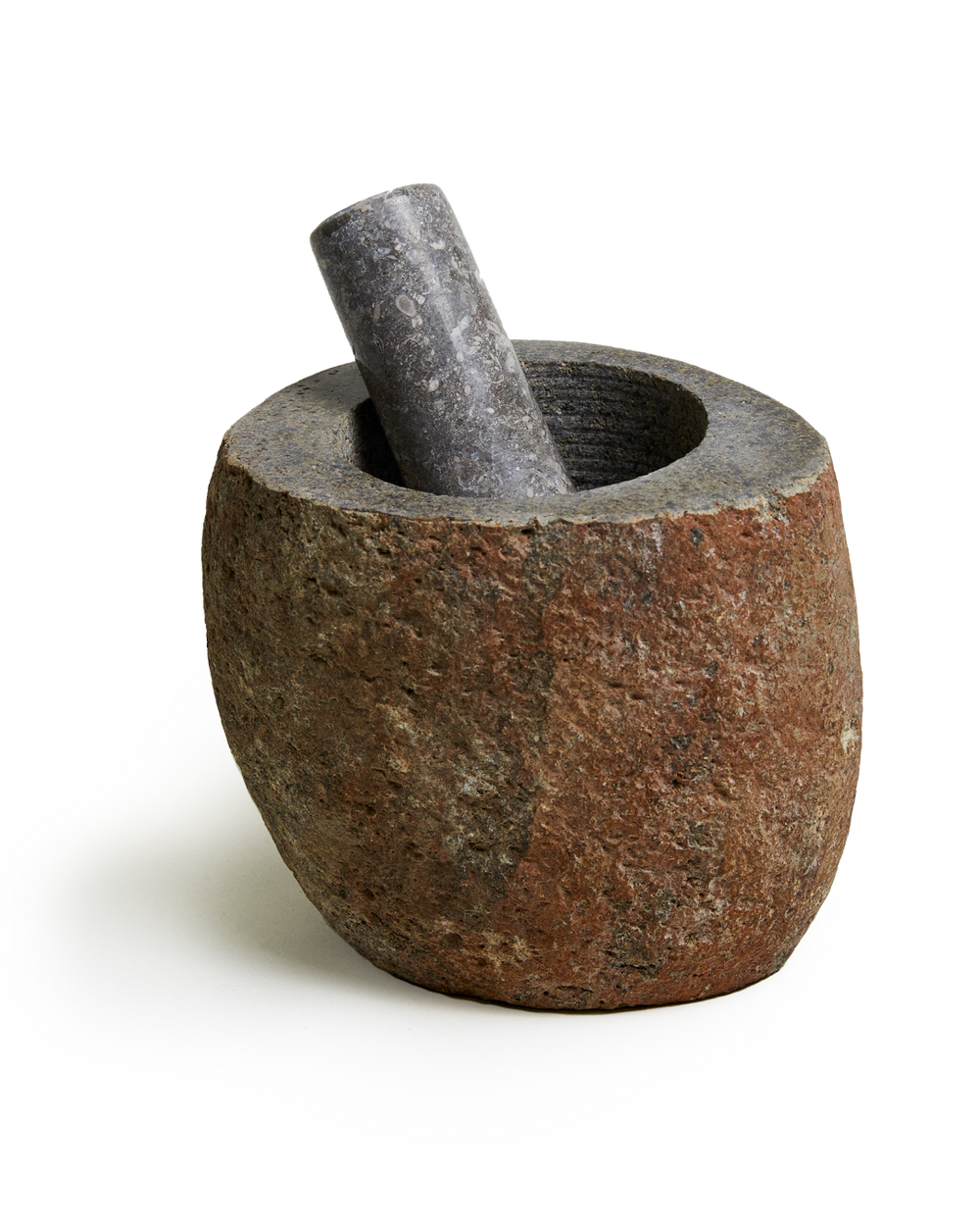 Natural Riverstone Pestle & Mortar, 15 x 12cm by Earl of East