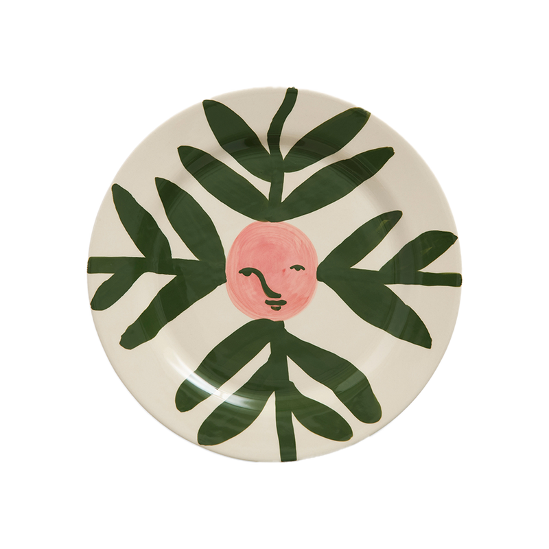 HAY | La Pittura Plate - Ø24 - Ceramic - Blush Face