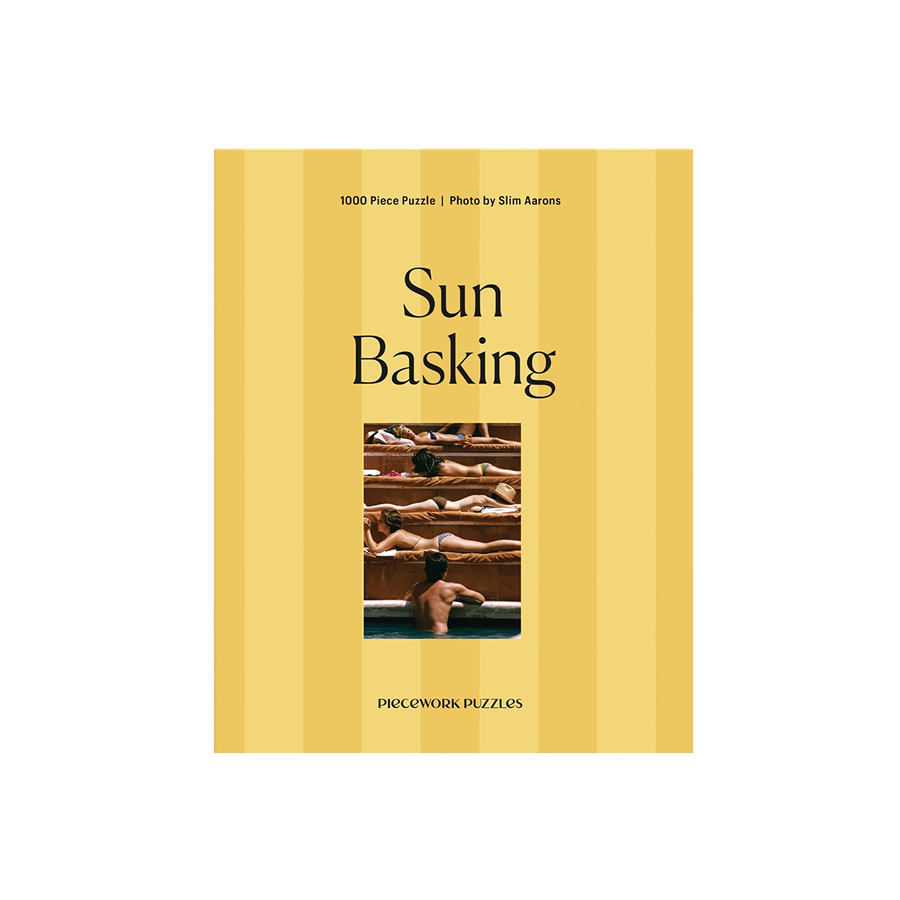 Sun Basking by Slim Aarons Puzzle, 1000 pcs by Piecework, box
