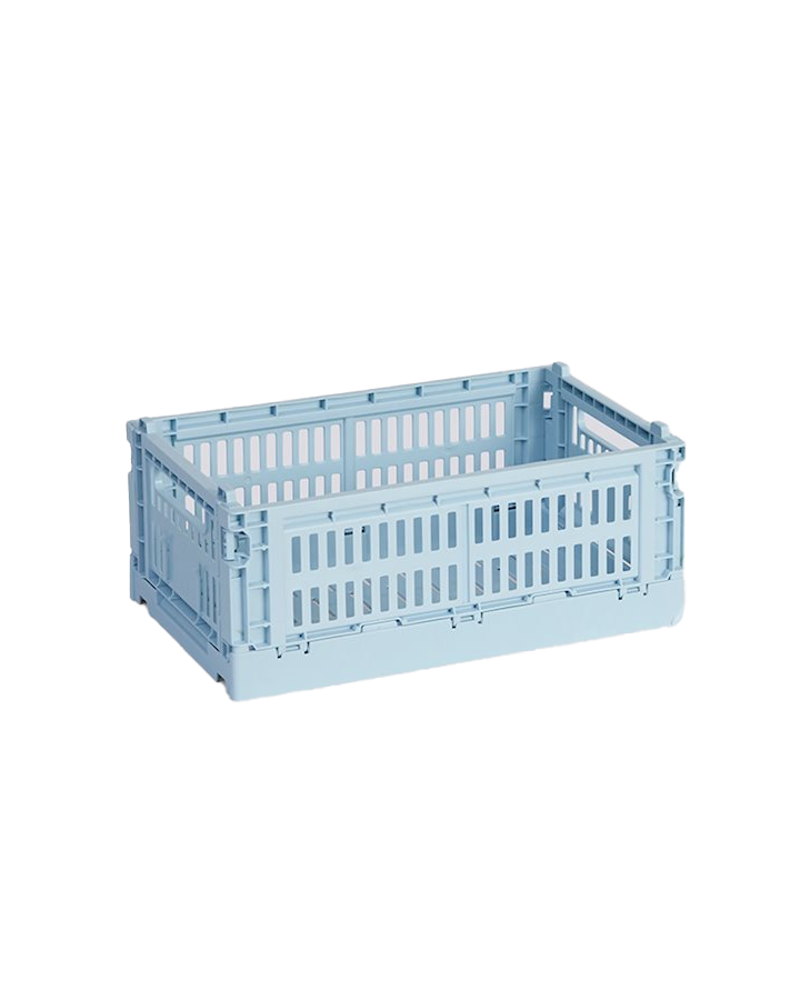  Colour Crate, Small, Soft Blue by HAY 