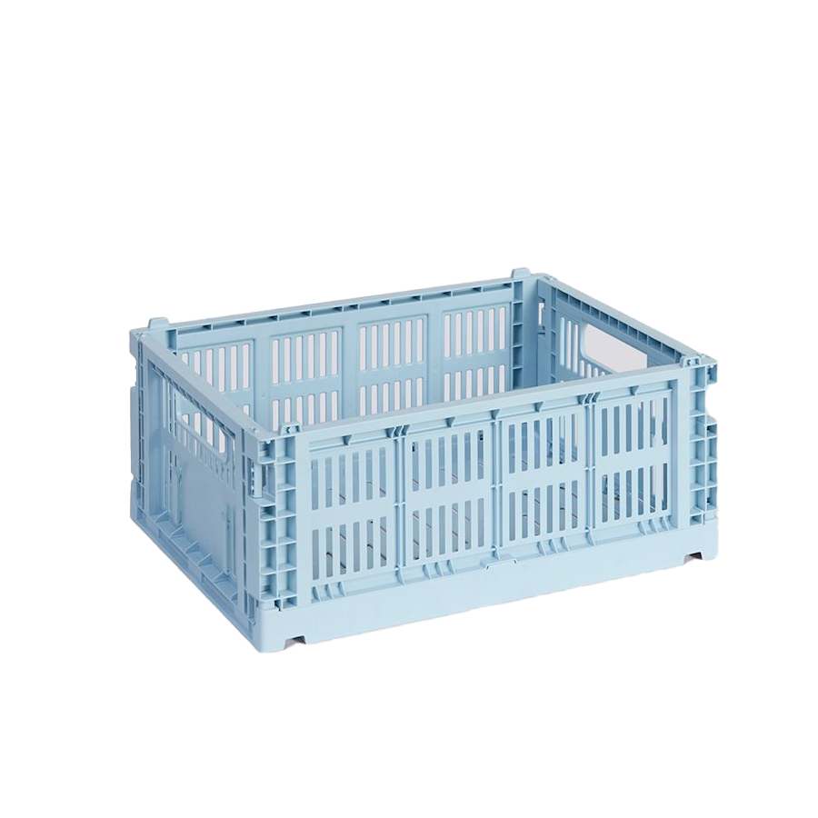 Colour Crate, Medium, Soft Blue by HAY
