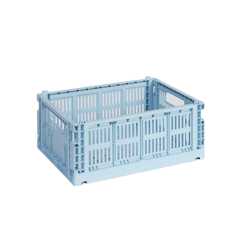  Colour Crate, Medium, Soft Blue by HAY 