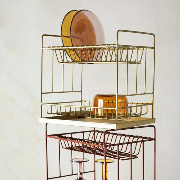 Madam Stoltz | Coloured Glass Bowl - Amber