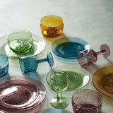 Madam Stoltz | Coloured Glass Bowl - Amber
