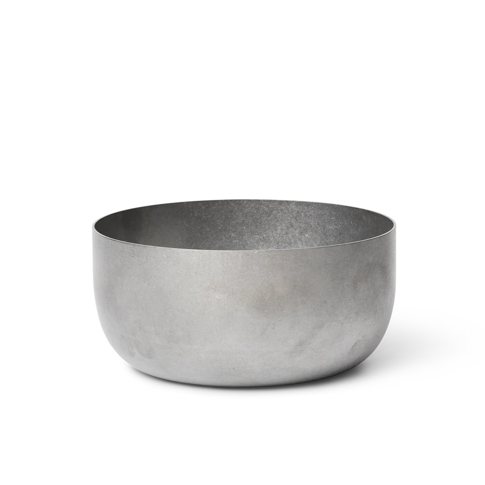 Tumbled Bowl, Stainless Steel by ferm LIVING