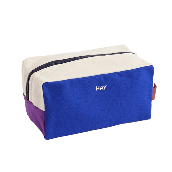HAY | Wash Bag - Medium - Electric Blue Multi