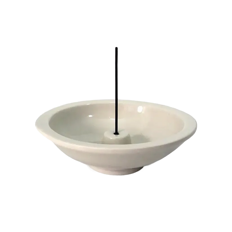  Ceramic Incense Wheel, Frost by Shoyeido Incense 