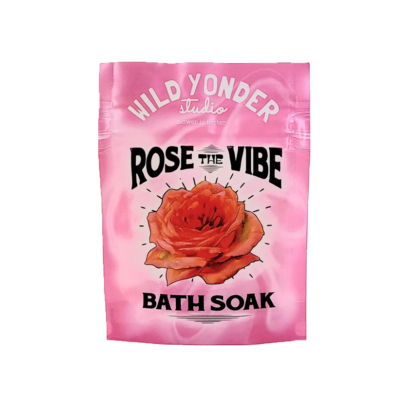 Wild Yonder Botanicals Sea Salt Bath Soaks Rose The Vibe 2.5oz
