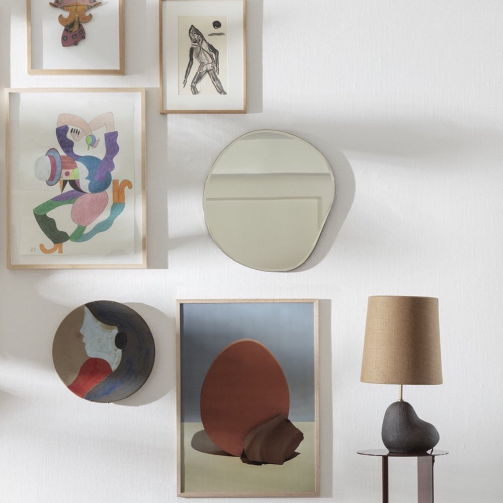 ferm LIVING | Pond Mirror - Small - Brass | Earl of East