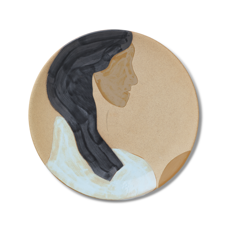 ferm LIVING | Hessa Ceramic Platter - Multi