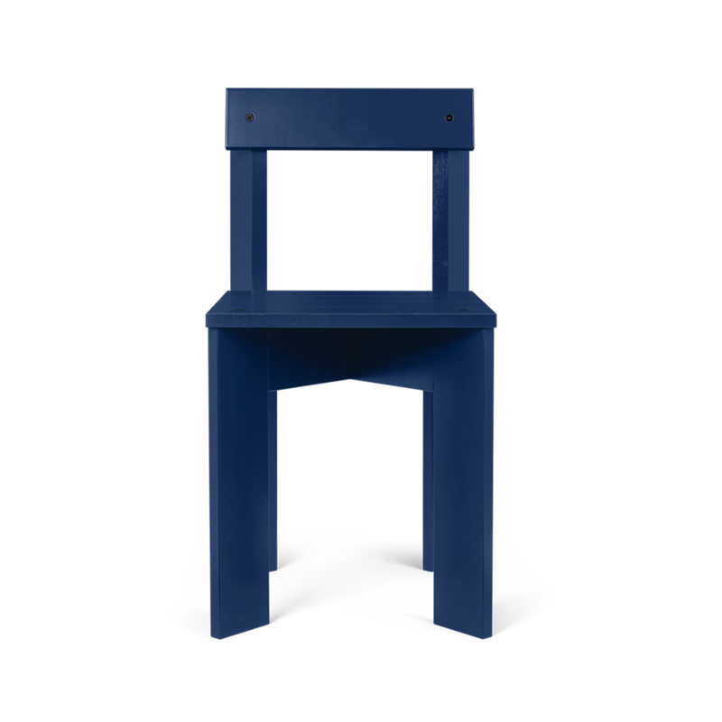 ferm LIVING | Ark Wooden Dining Chair - Blue