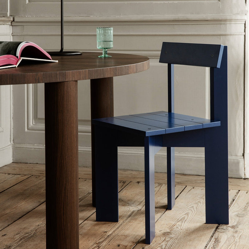 ferm LIVING | Ark Wooden Dining Chair - Blue