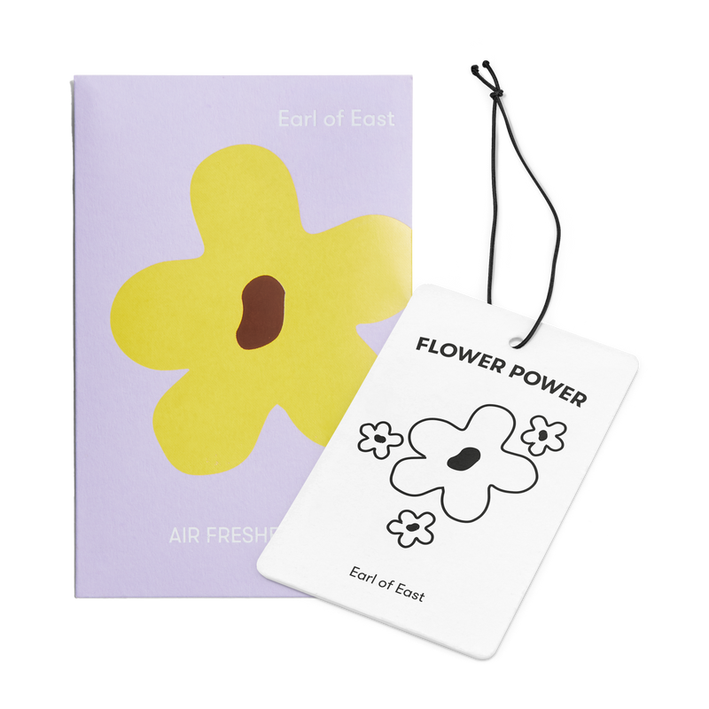 scented car air freshener scent tag for wardrobe flower power