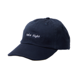 Earl of East | 'Take Flight' Embroidered Cotton Cap - Navy