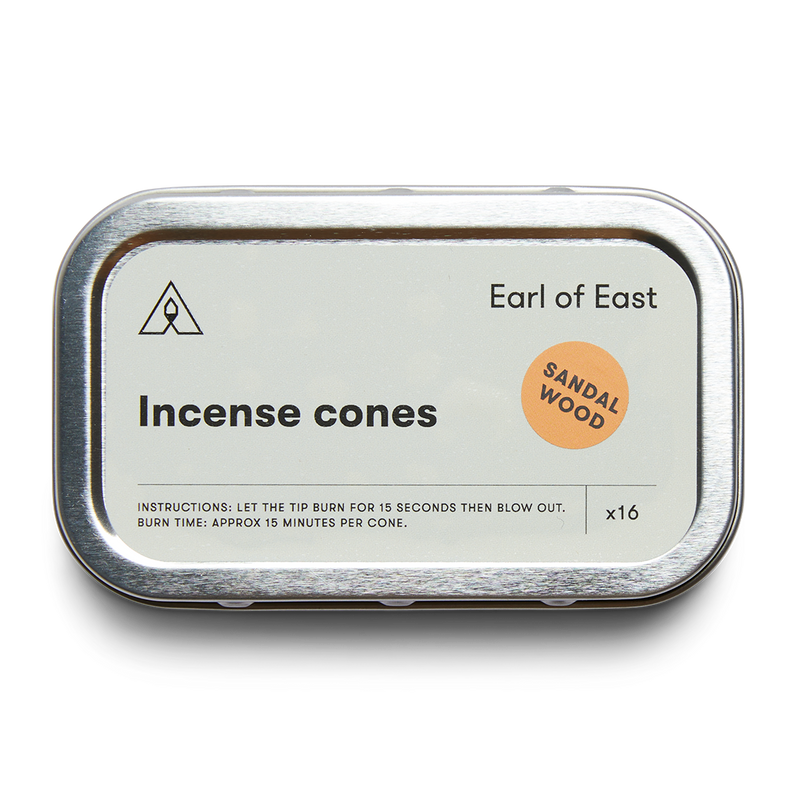 Earl of East | Incense Cones - Sandalwood