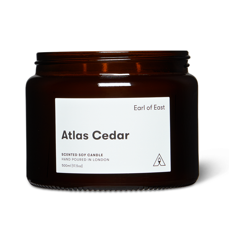 Earl of East | Atlas Cedar - Soy Wax Candle - 500ml [17.5oz]